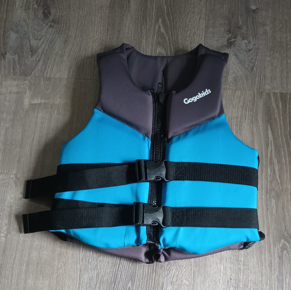 Gogokids Swim Vest (Blue/Grey) B-17